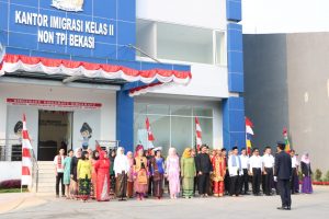Perayaan Hari Kemerdekaan ke-74 Republik Indonesia di Kantor Imigrasi Kelas II Non TPI Bekasi
